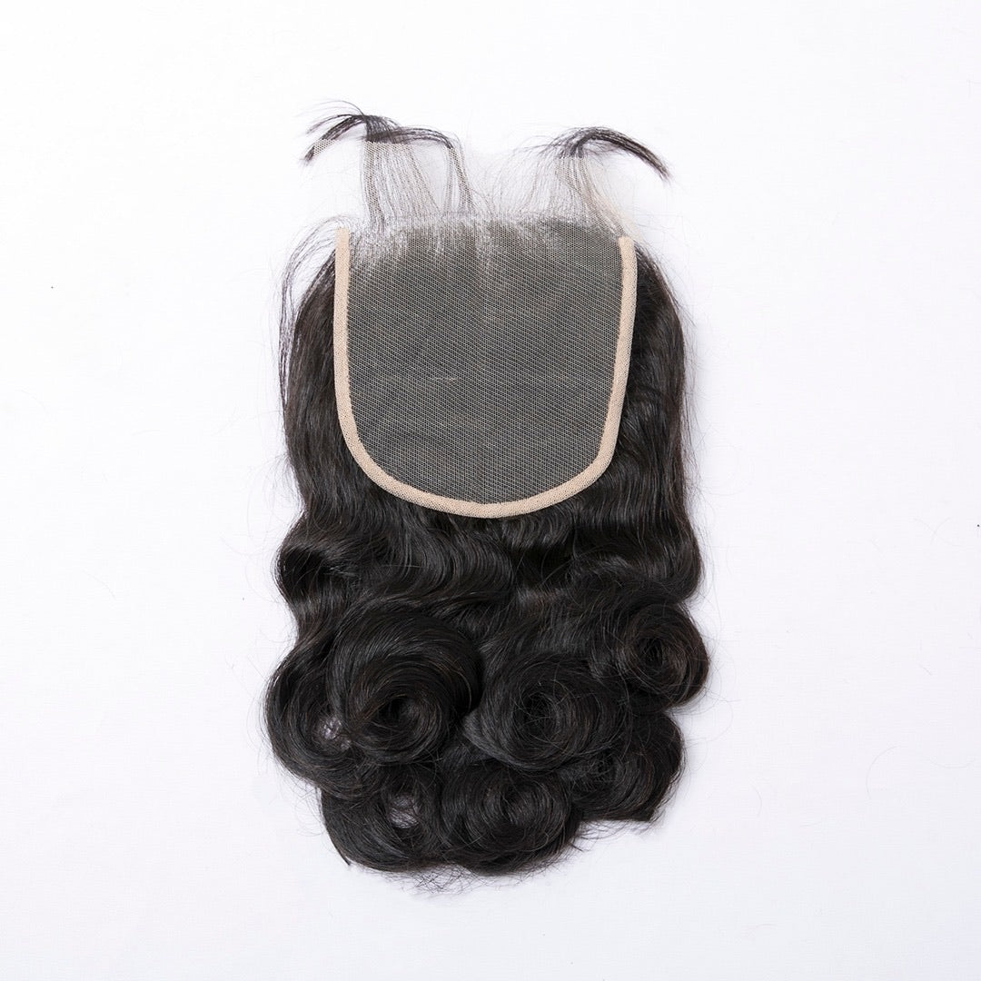 Raw Transparent 5x5 Closure