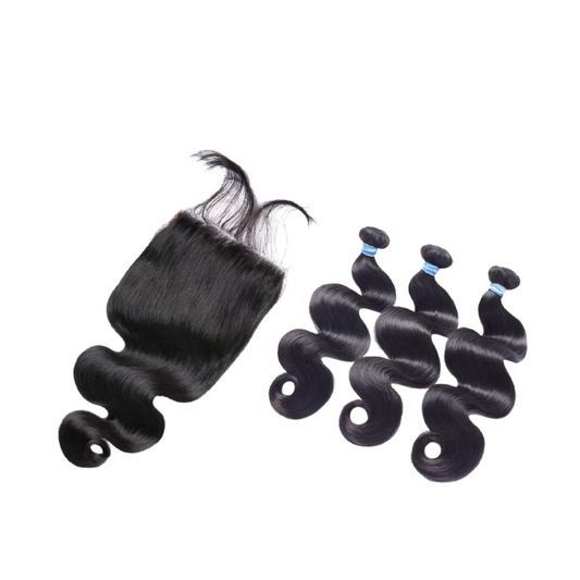 3 Bundle Deal Raw Hair with 5x5 Closure