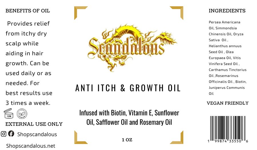 Anti-Itch & Hair Growth Oil
