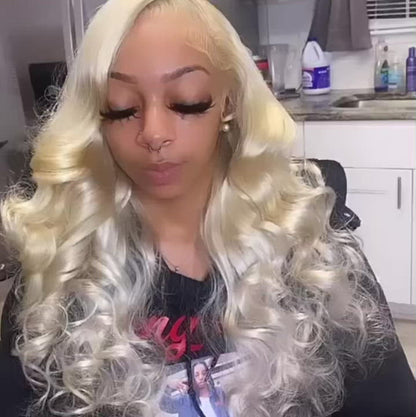 613 Transparent Lace Frontal Wig